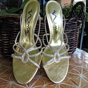 Nina dress slip on sandals.